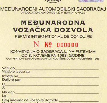 Međunarodna vozačka dozvola